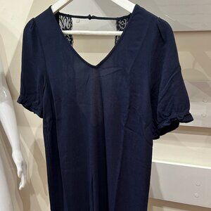 BNWT Les Petites Bombes Robe Elke in Navy and Rose